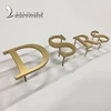 Custom made alphabet logo sign small metal letters for crafts