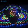 RGB color led mesh christmas decoration 110v led net lights for bushes