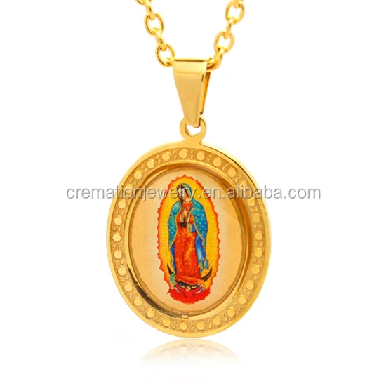 Virgin De Guadalupe Gold Necklace 109