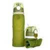 Flexible Folding Water Bottles Make From Medical Grade Liquid Silicone 750ml