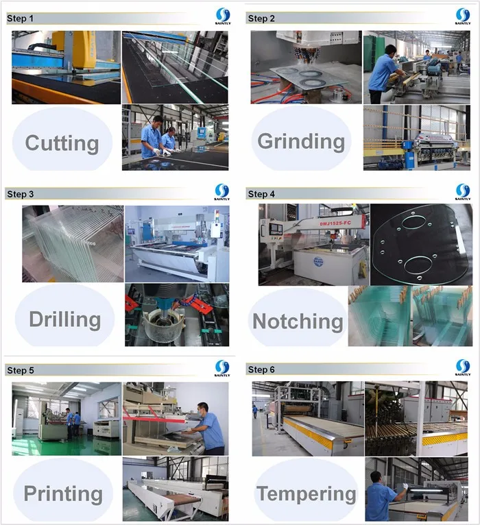 wholesale  solar panel low iron tempered glass pieces