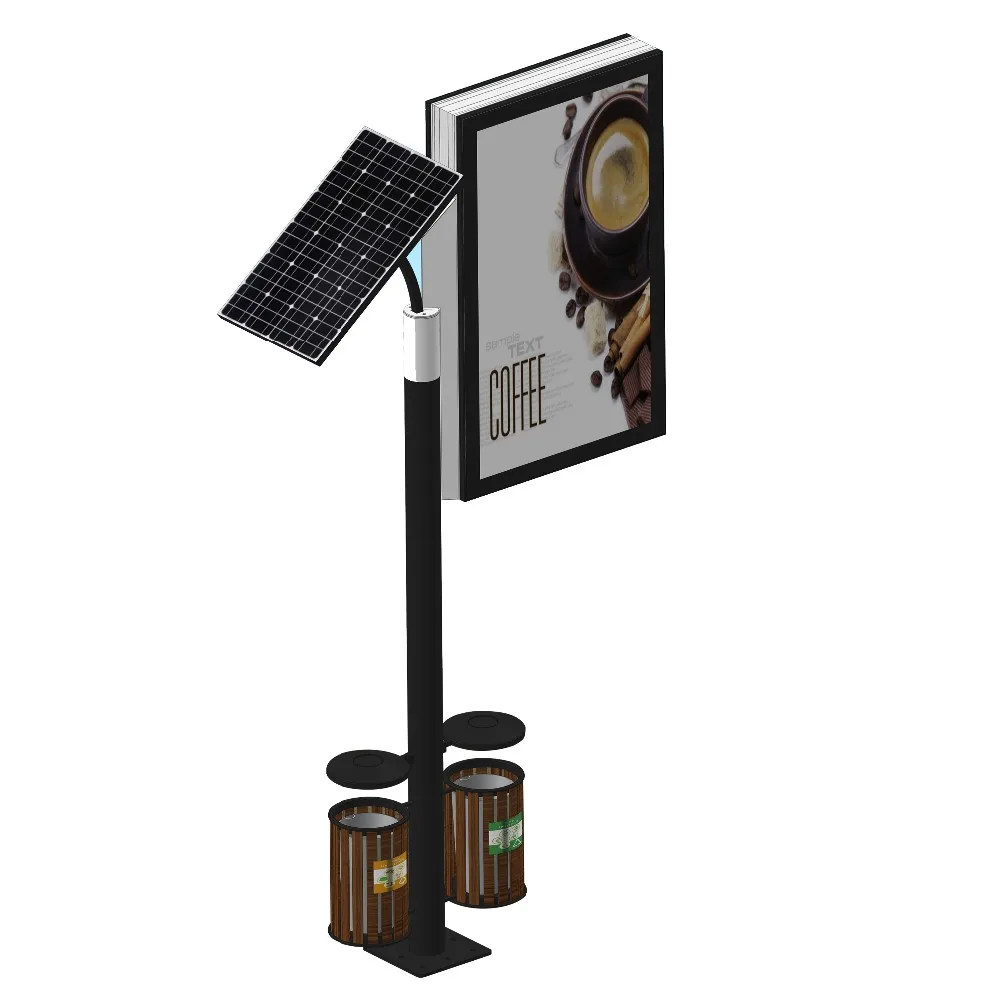 product-Outdoor double sided street pole lamp post display for sals-YEROO-img-4