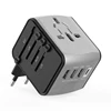New USA Patent universal smart USB C multi electrical plug socket AU US UK EU international travel adaptor with USB charger