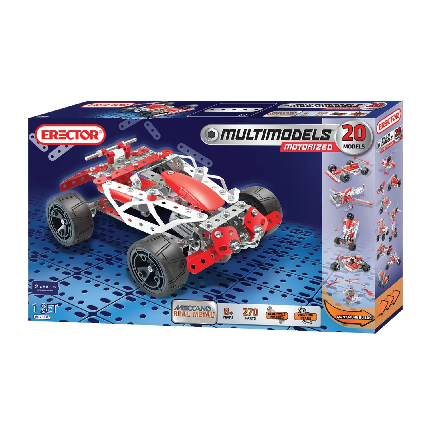 motorized erector building set