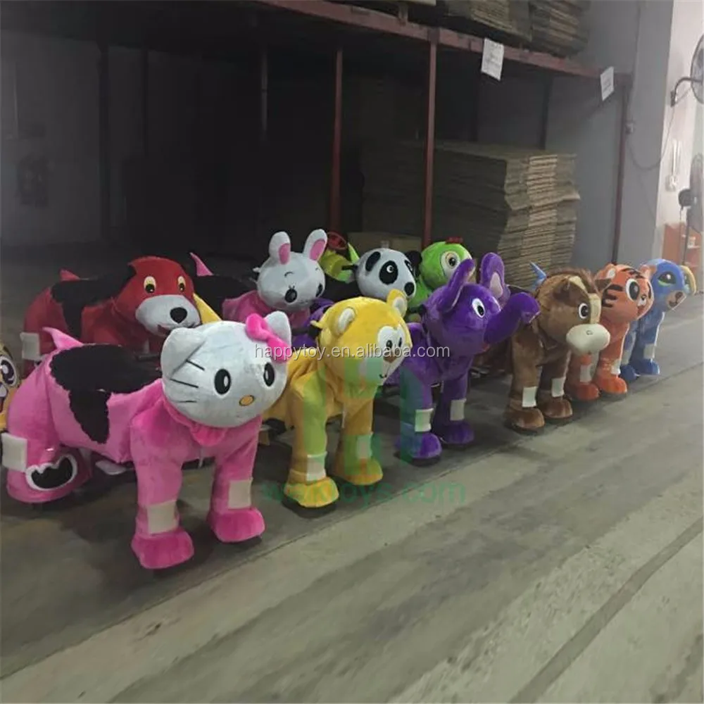 motorized plush animal scooters