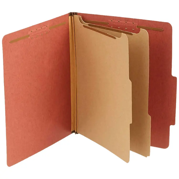 A4 Kraft Paper Pocket Cardboard File Folder Cover Handmade A4 A3 Size