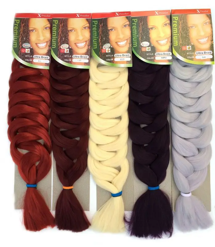 Ultra Braid Extension Hair Jumbo Braiding Hair Extension Synthetic