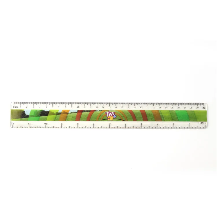 30cm Creative Colorful Multicolor Straight Ruler Measuring