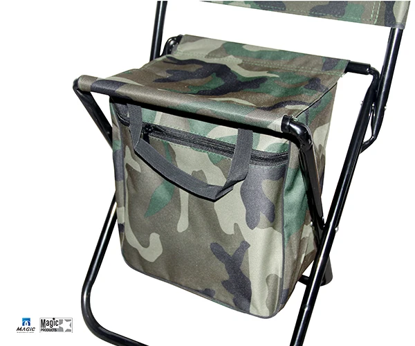 Camouflage Folding Fishing Chair Seat Outdoor Camping leisure Chair with Storage bag