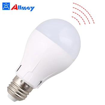Emergency Motion Sensor Led Bulb E27 B22 5w Rechargeable Emergency Motion Sensor Led Bulb E27 B22 5w Rechargeable Lighting Light With Battery