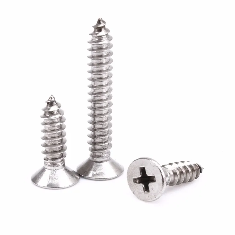 Stainless Steel Ss304 Ss316 Phillips Flat Head Self Tapping Screw Buy