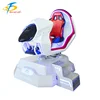 Cheap interactive virtual reality vr white racing car+cheap china race car simulator supplier