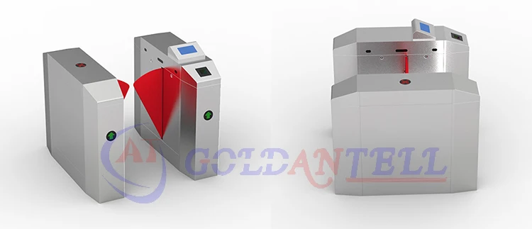 Intelligent QR Code Access Optical Turnstile with IP54 Waterproof 304 Stainless Steel 1200x300x1000mm Security Turnstile Gate