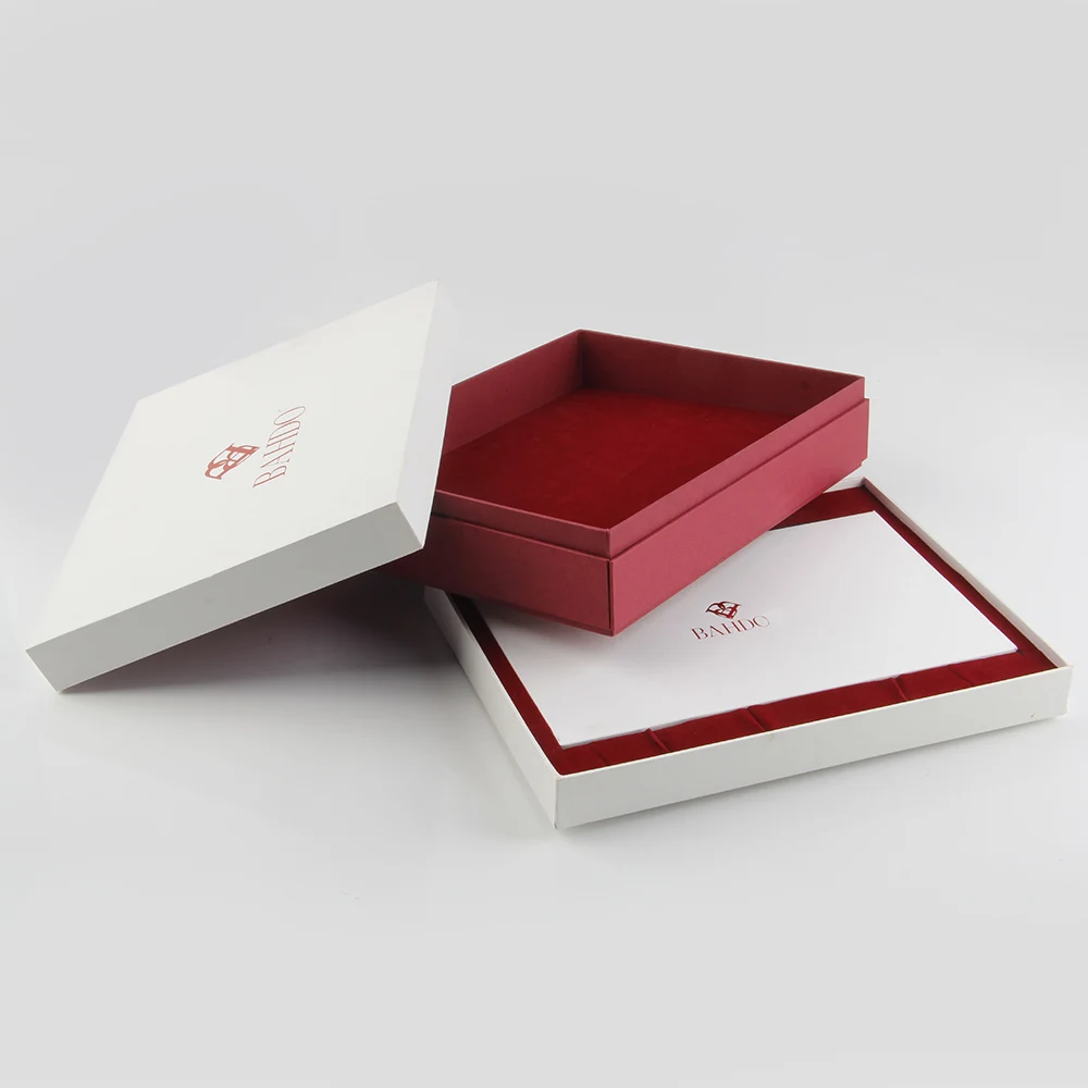 Creative Cosmetic Design Rigid Boxes Two Piece Rigid Boxes With Lift ...