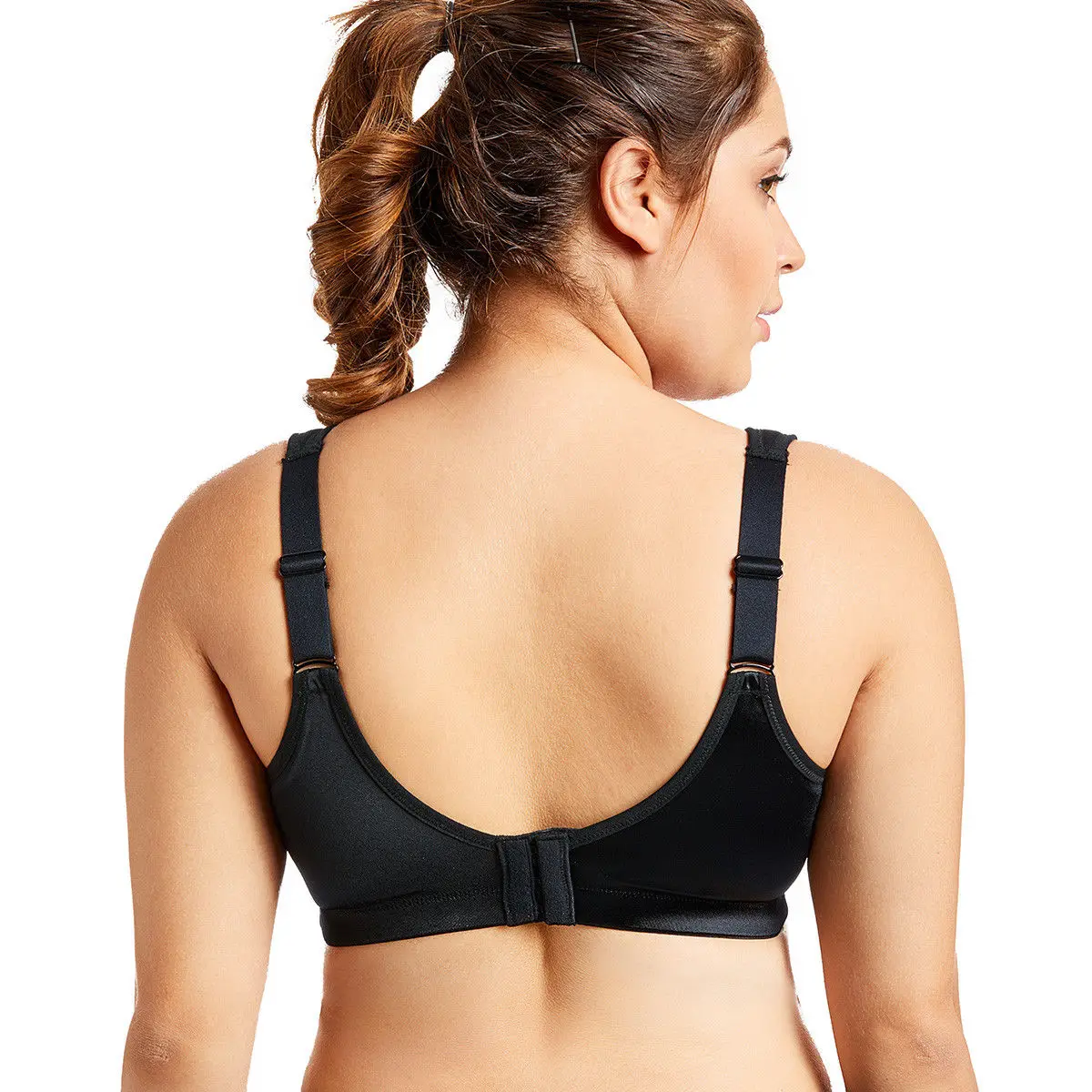 Womens Plus Size High Impact No Bounce Bras Full Coverage Wire Free Sports Bra Buy Plus Size 5005