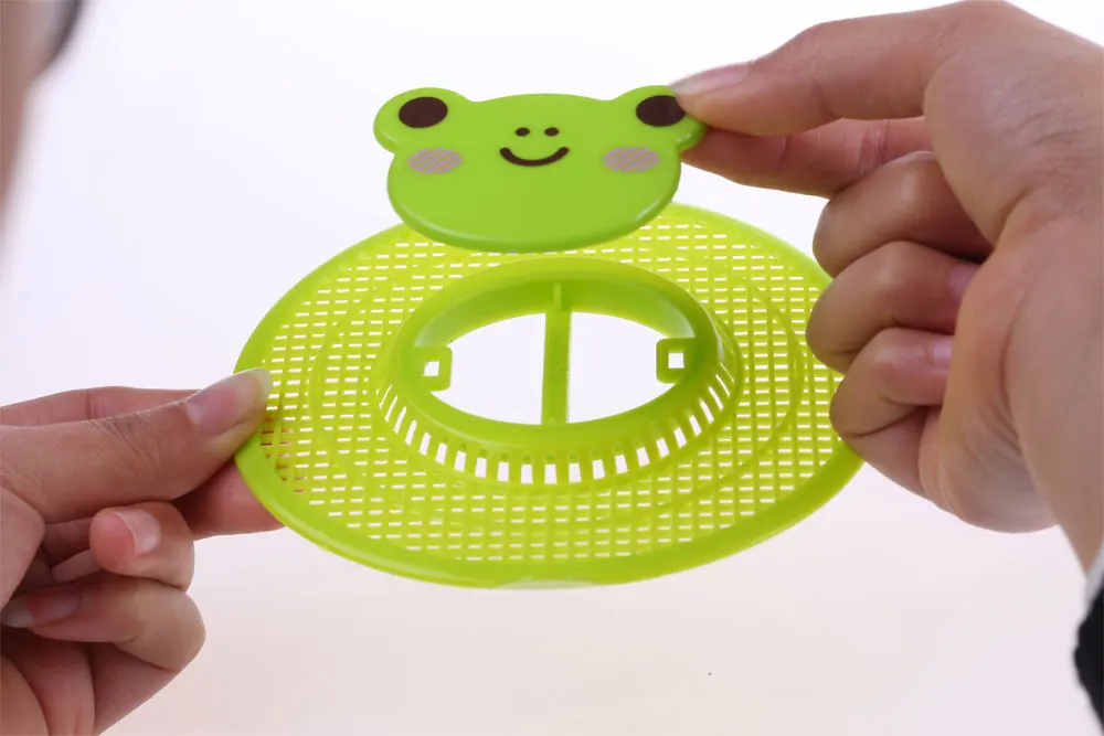 Cute Animal Adjustable Kitchen Sink Drain Plastic Strainer Stopper
