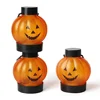 Homemory Mini Battery Powered Flickering Halloween Flameless Candle Lantern LED Pumpkin Light For Party, Home Decoration