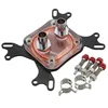 1pcs CPU Water Cooling Block Waterblock 50mm Chromeplate Copper Base Cool Inner Channel For Intel 775/1155/1156/1366/LGA 1150/AM