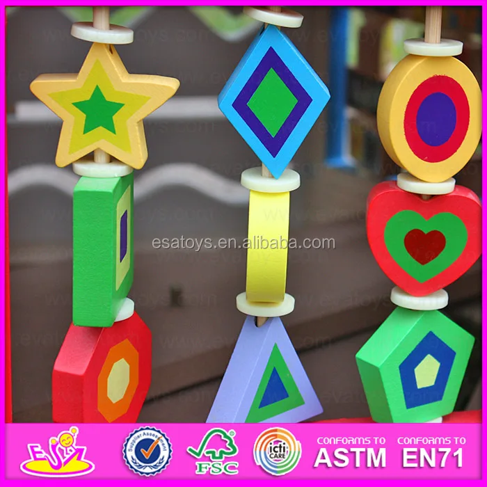 Big Wooden Multifunctional String Beads Toy,Innovative Kid Wooden