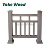 Wood Plastic Composite Temporary Pool Outdoor WPC PVC Fence Post and Rail
