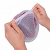 Kitchenware Silicone Food Covers Stretch and Seal Lids 7 Pack Various Sizes Cover for Bowl