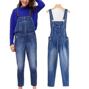 Women Casual Suspender Jeans Pants Women Casual Suspender Jeans Pants