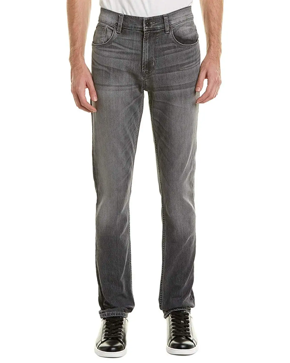 Hudson Jeans Men/'s Byron Straight Leg Jeans Westman Grey Denim