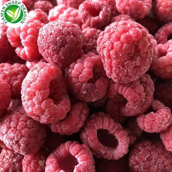 Iqf Best Delish Frozen Fresh Black Red Seedless Raspberry Sweetened