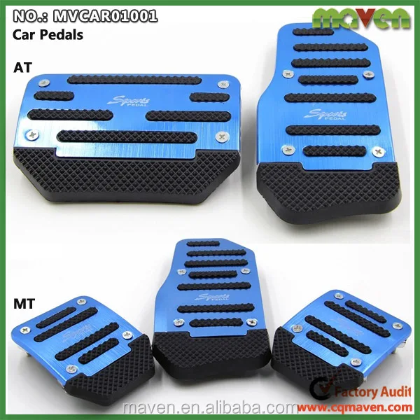 Universal Aluminum Custom Car Pedals For Automatic Manual Automobile