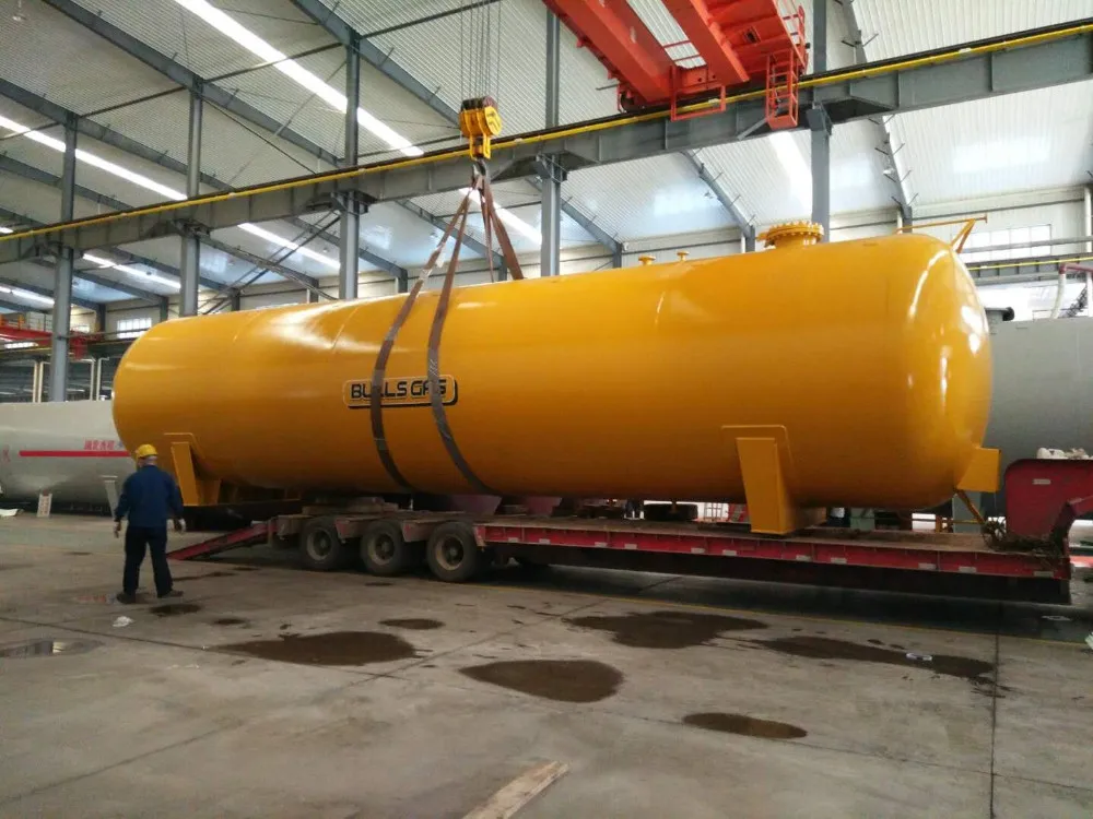 Liquified Propane Storage Tank 25tons 50m3 Lpg Gas Tank For Zimbabwe
