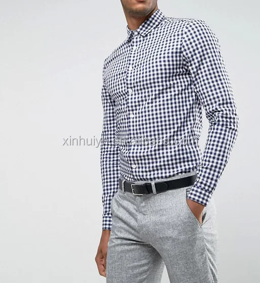 black and white checkered shirt mens