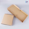 Custom square shaped corrugated plain pizza box without printing