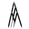 Private Label Gold Black Eyebrow Tattoo Ruler Stainless Steel Eyebrow Divider Golden Ratio Calipers For Microblading Mapping