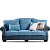 American style country factory directly sale wooden sofa set designs with price