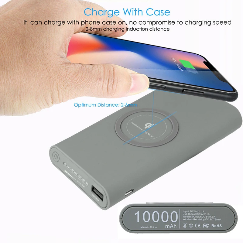 10000mAh 3 in 1 mobile power supplier portable universal power bank in banks - ANKUX.COM