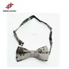No.1 yiwu export commision agent hot sales high quality camouflage pattern bow tie with box packing for men