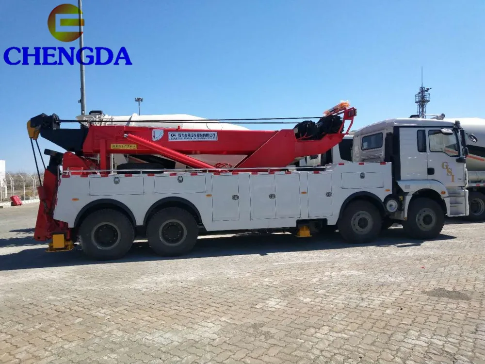 shacman 8x4 m3000 wrecker truck