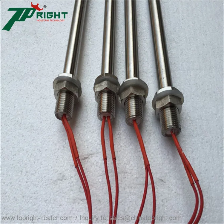 Water Immersion Heater 240v Cartridge Ceramic Heater With Flange Screw