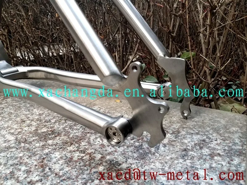 Titanium Full Suspension Mountain Bicycle Frame Titanium Suspension ...