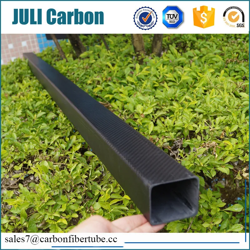 High strength 1.8 meters length matte 3k carbon fiber squqre tube