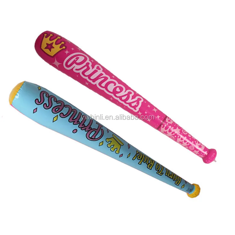 Giant Size Inflatable Baseball Bat With Logo For Party Decoration