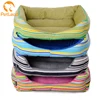 Washable rainbow pet dog bed luxury pet dog beds cat tunnel pet beds