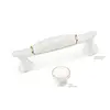 Morden Style Drawer Cabinet Door Handle and Knobs White Porcelain Ceramic Handles