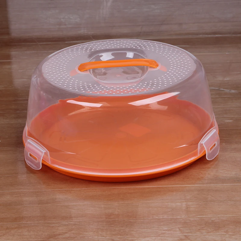 Clear Plastic Rising Bread With Lid/ Plastic Reusable Cake Containers