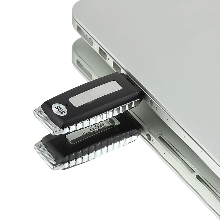 USB Voice Recorder Memory Stick 2 in 1 Audio Recording Device