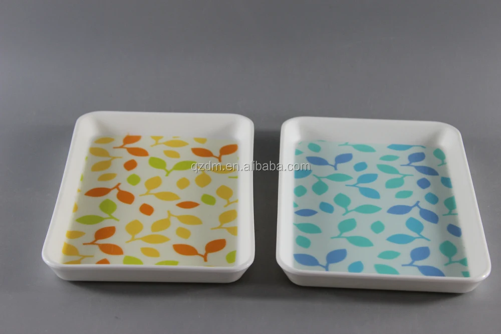 21.5x14cm Melamine Rectangle Small Tray(Frosted Surface)