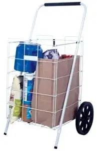 Apex Shopping Cart Plastic Rubber 12.8",15.5",17.5",21.3",21.5",21.5" H X 15.5" W X 12.8" D,35.6",35
