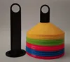 Pro Disc Cones (Set of 50) with Holder for Training, Football, Kids, Sports, Field Cone Markers