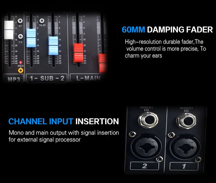 Best selling ampmixer sound mixer amplifier for professional audio system