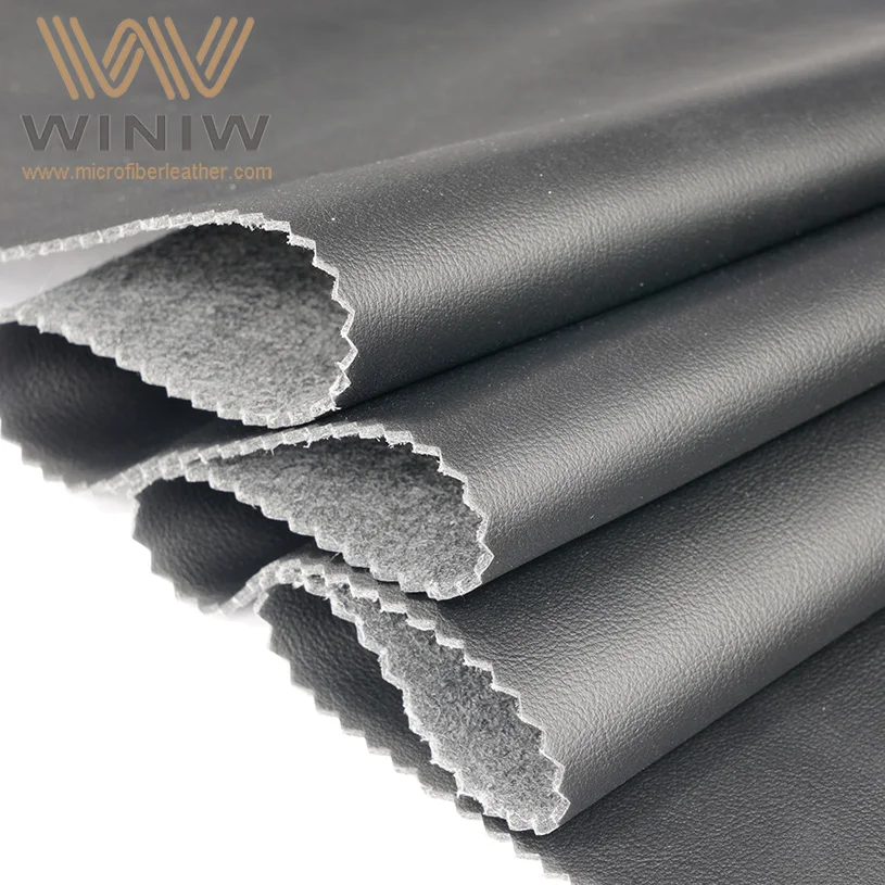 Best Quality Leather Supplier In UAE Black Eco Auto Upholstery Fabric Materials In Stock